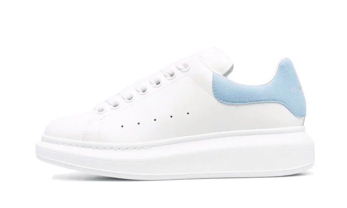 Oversized White Powder Blue