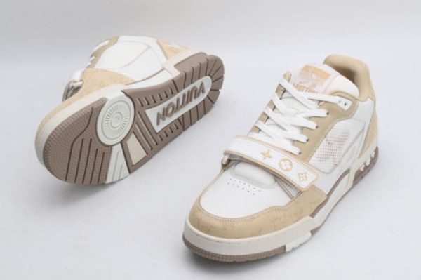 Beige white