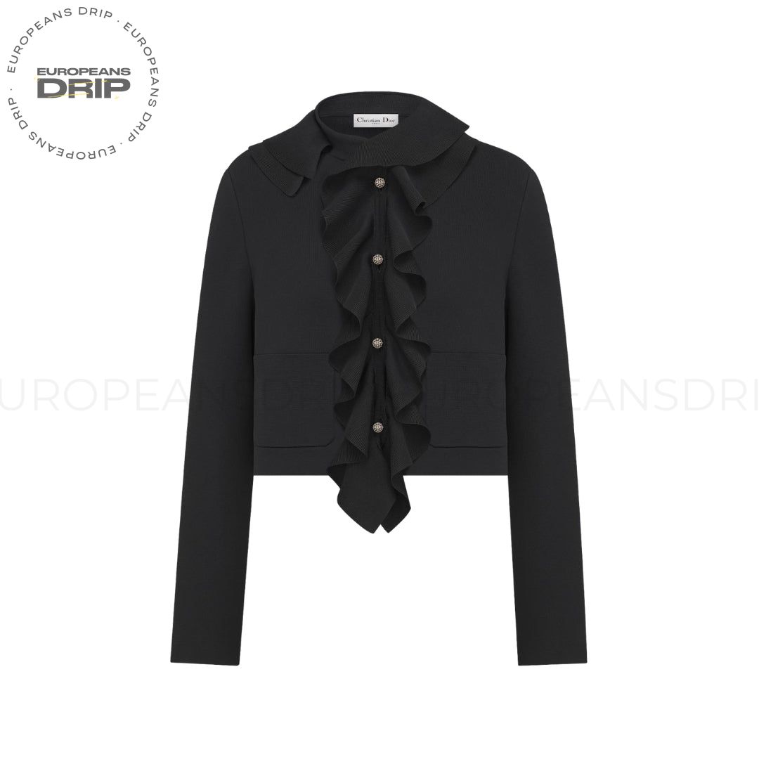 Jacket Short with Colletto Balze Rimovibile