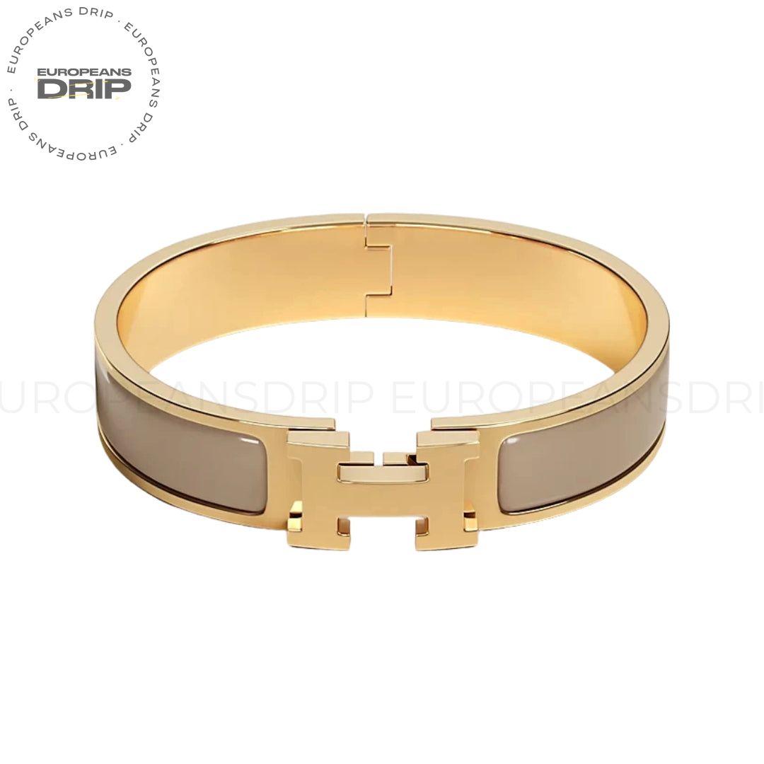 Clic H Bracelet With Gold-Plated