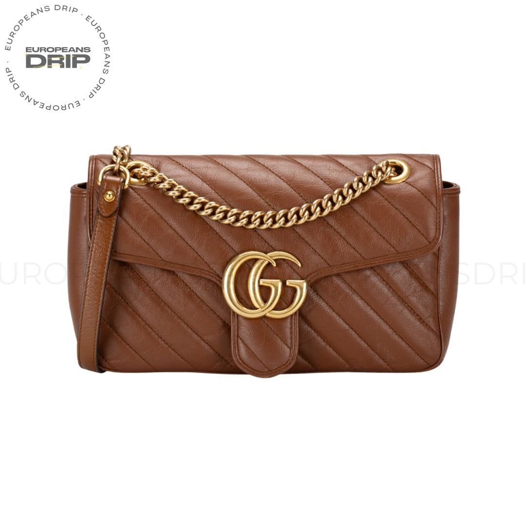 Shoulder Marmont Small Brown 24 cm