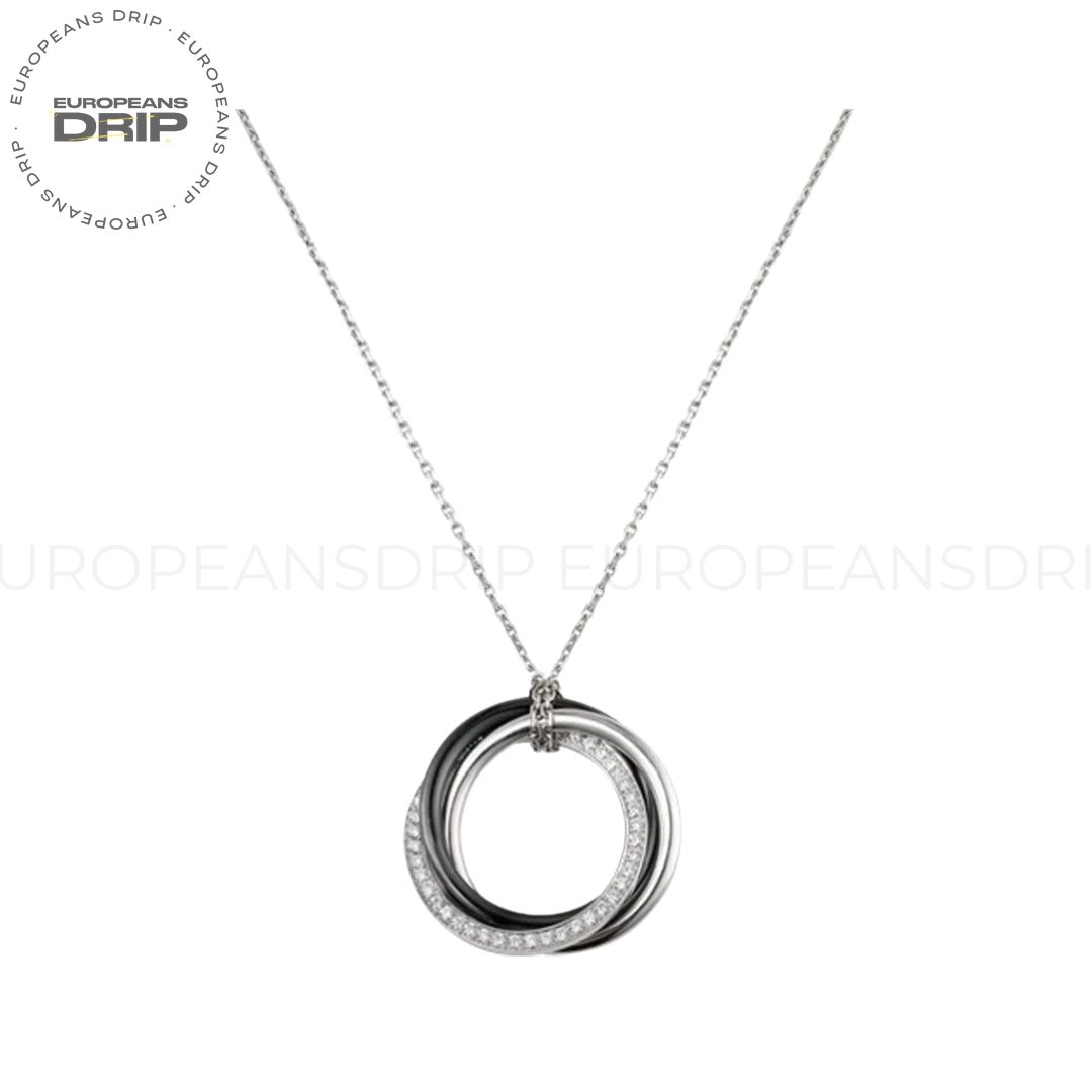 Trinity Necklace White Gold