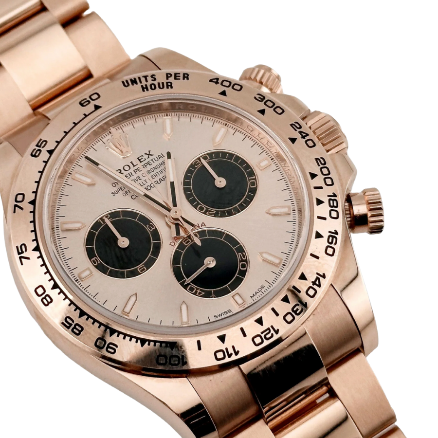 Daytona rose gold sundust dial 40mm
