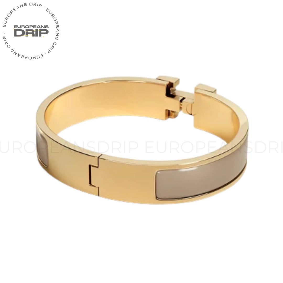 Clic H Bracelet With Gold-Plated