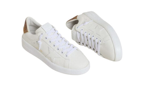 Star White And Brown Leather