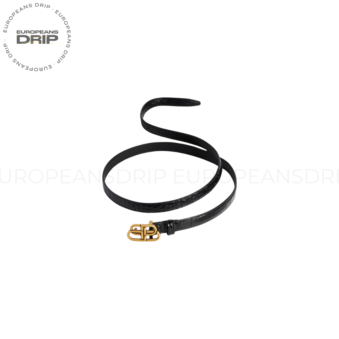 Belt BB Super THIN Women's Black