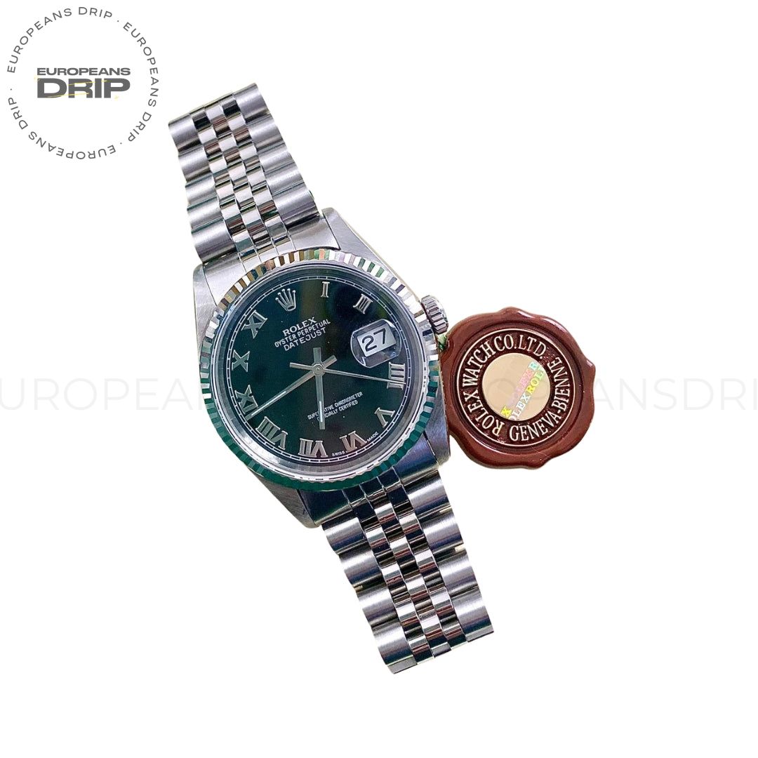 Datejust 36mm Black Numeri Romani DateJust
