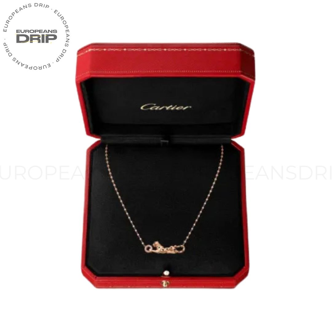 Panther Necklace, Rose Gold