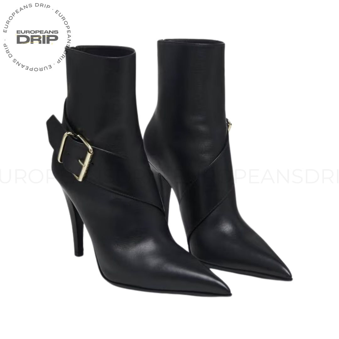 Boots Heron with Buckle Black