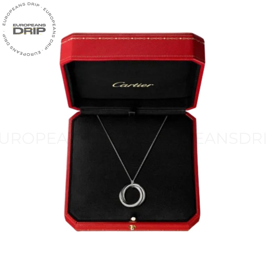 Trinity Necklace White Gold