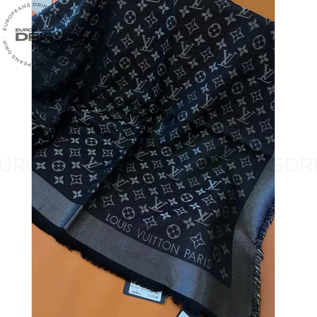 Scialle Monogram Shine Black