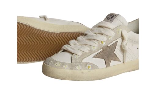 Star LTD with beige details and floral embroidery