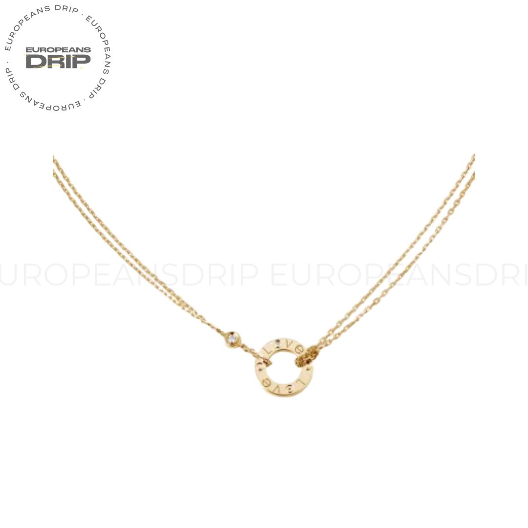 Love Necklace, 2 Diamonds