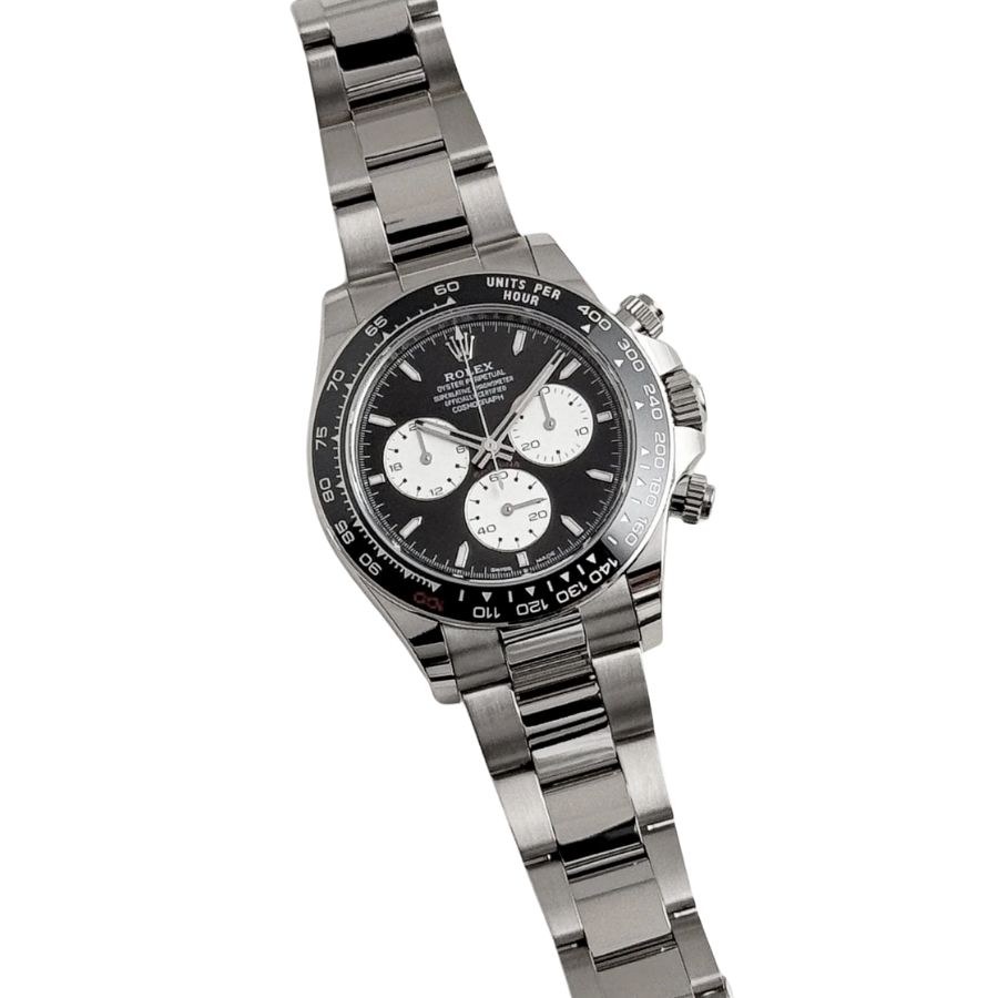 Daytona white gold black dial 40mm