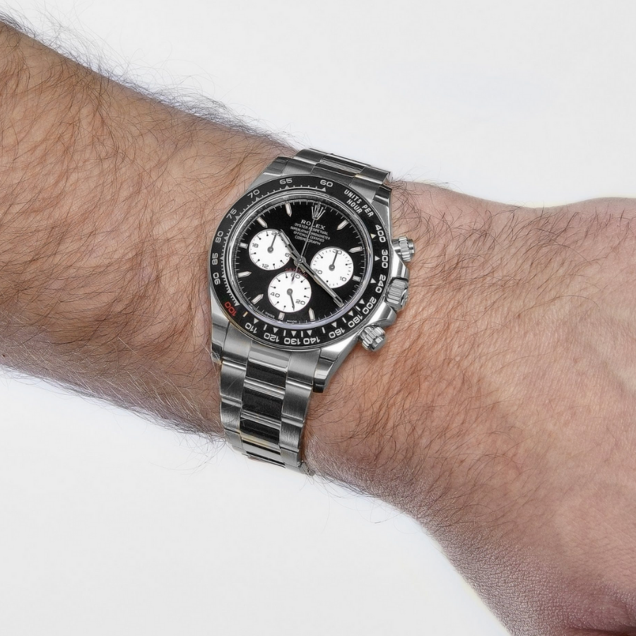 Daytona white gold black dial 40mm