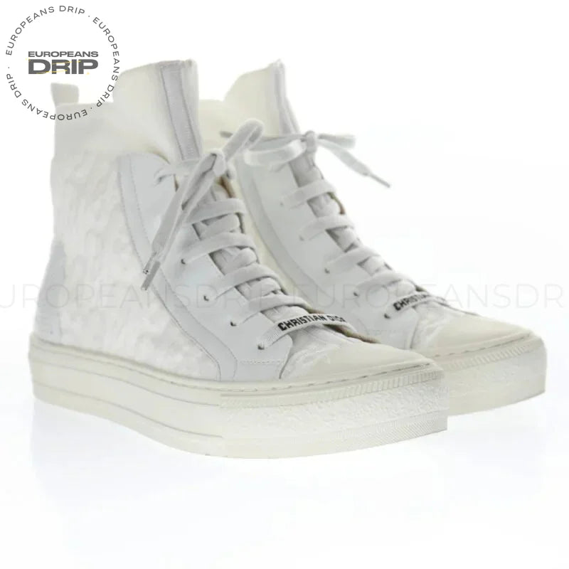 Boot Techincal Knit Oblique High-Top White