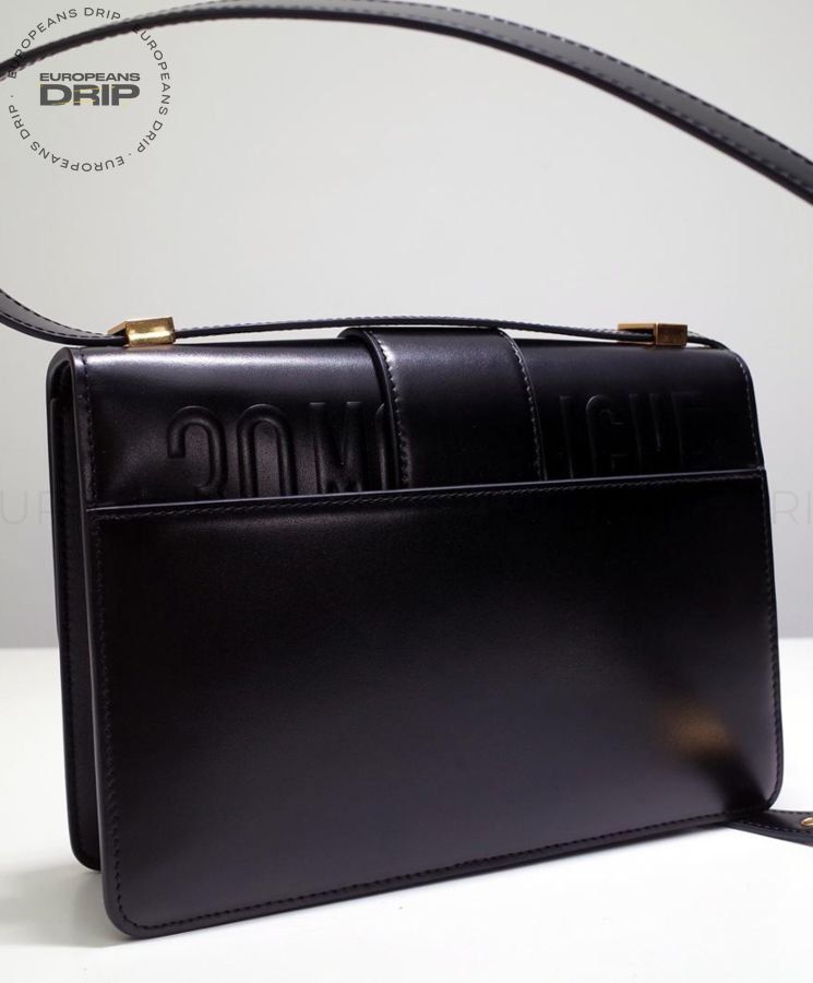 30 Montaigne flap Bag Blac 24 cm