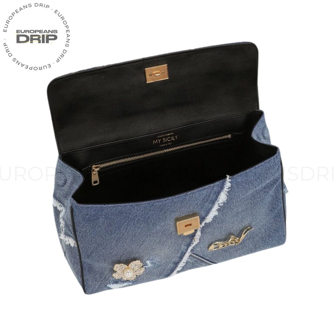 Bag Handheld My Sicily Denim 25 cm