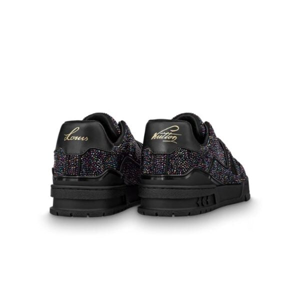 Black multicolor rhinestone