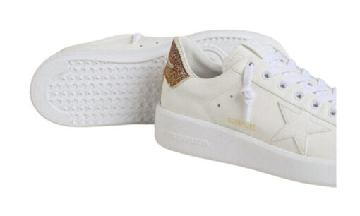 Star White And Brown Leather