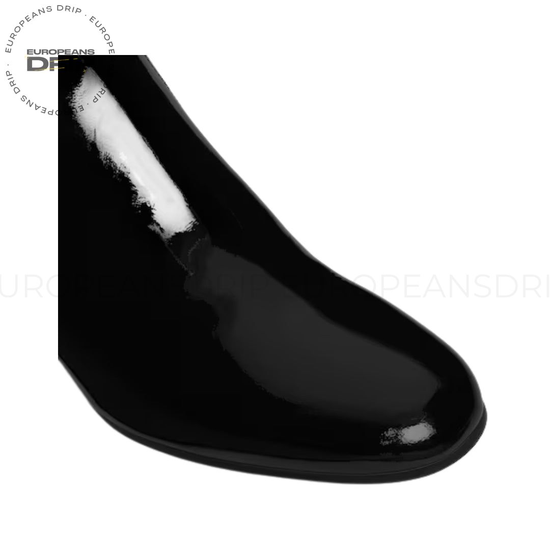 Boot with Zip Les Bottes Triomphe Calfskin Patent