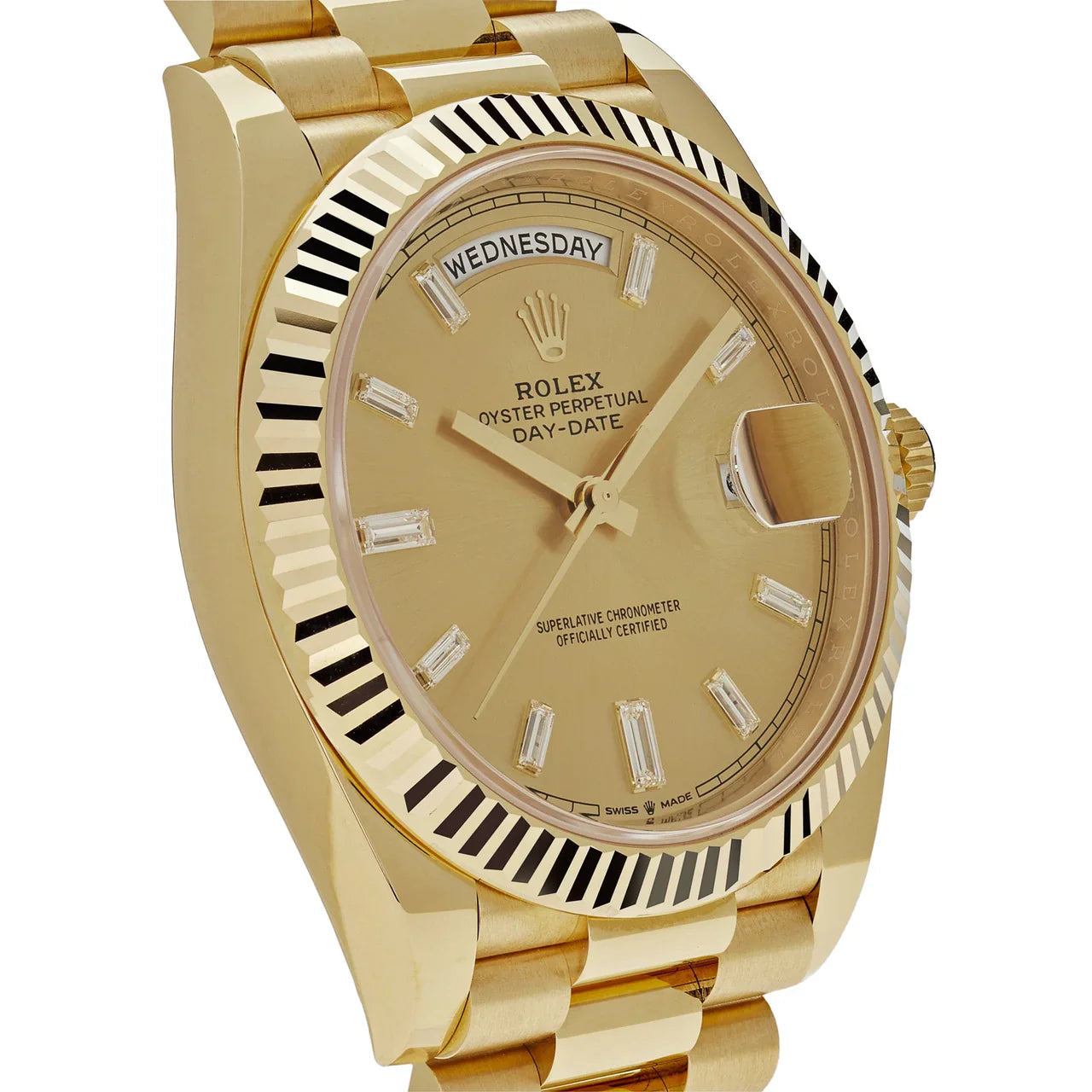Day-date gold watch