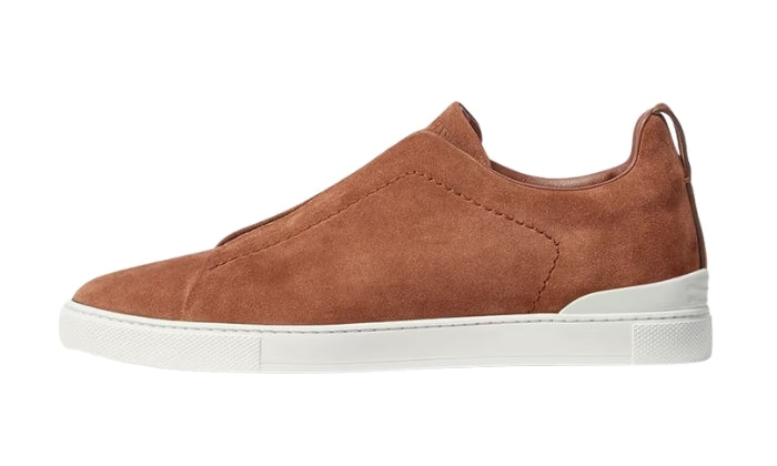 Low Top Sneaker Camoscio Tabacco