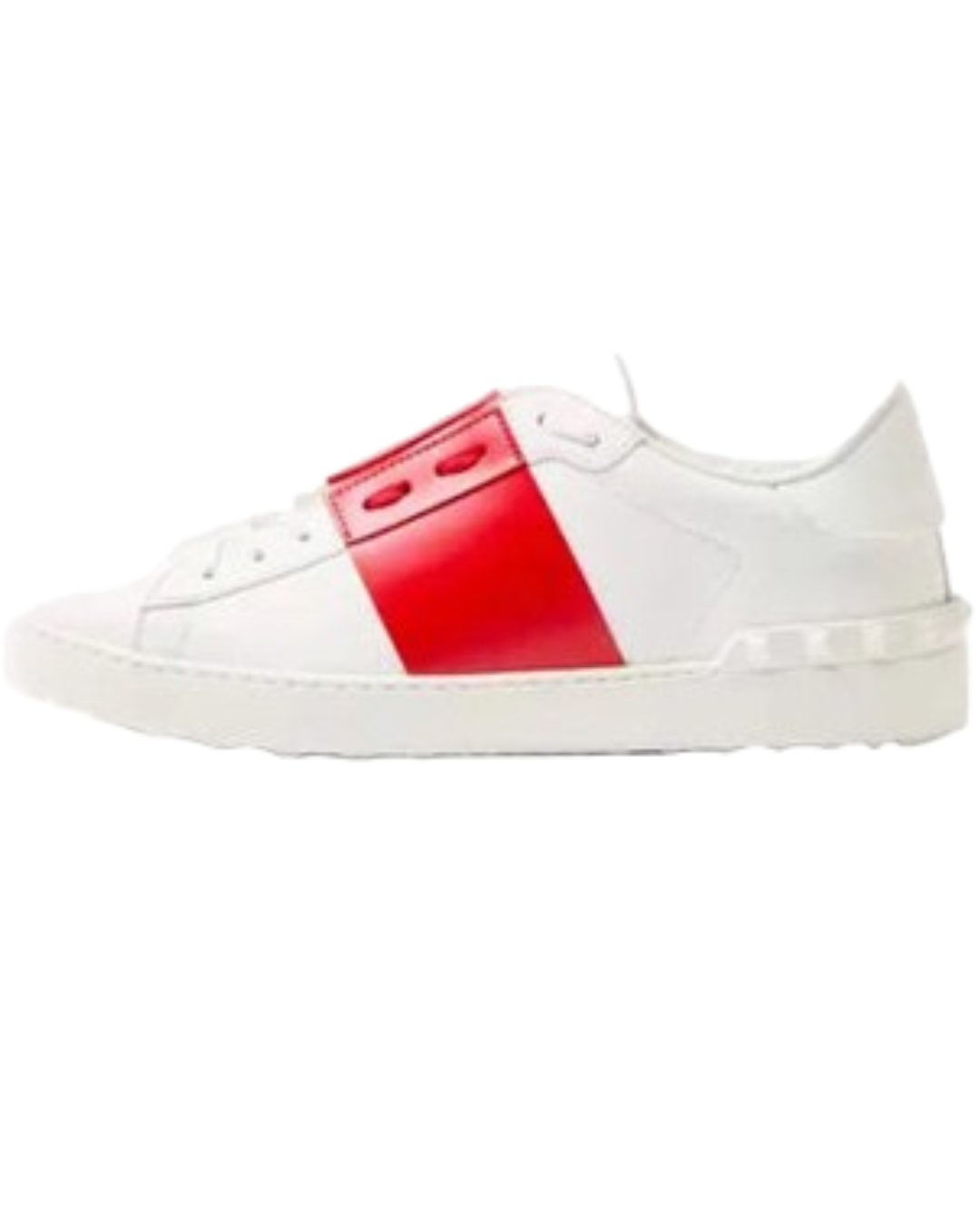 Open Sneaker In Veal White Red