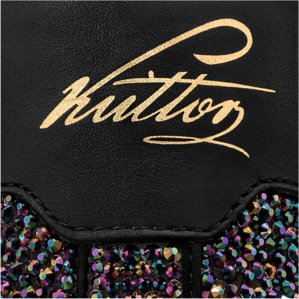 Black multicolor rhinestone
