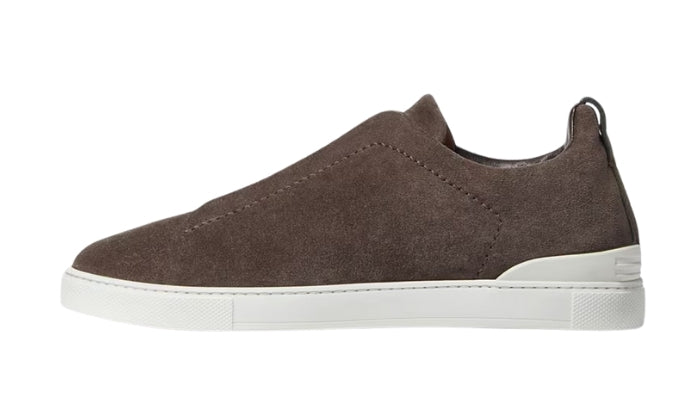 Low Top Sneaker Camoscio Brown