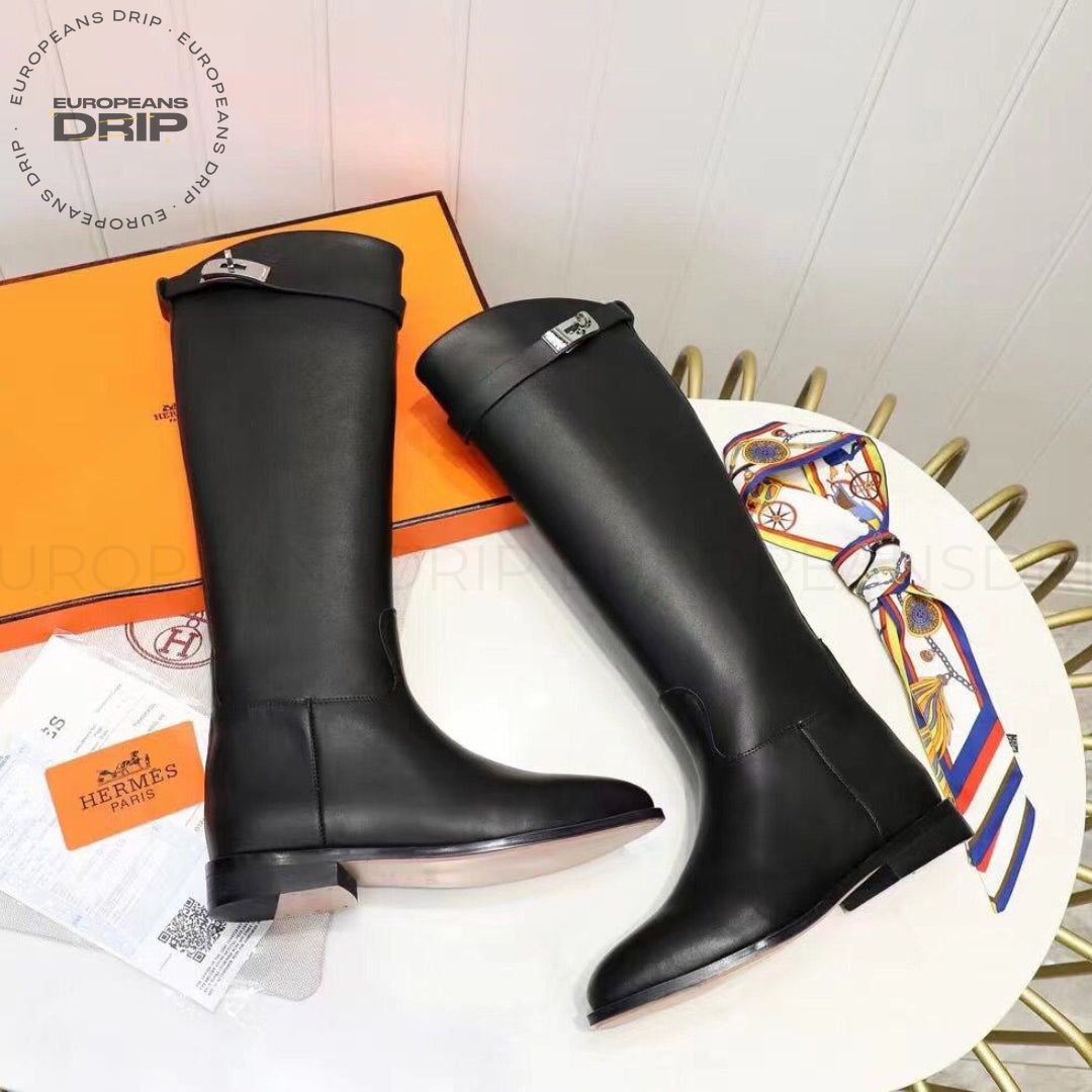 Boots Jumping of Calfskin