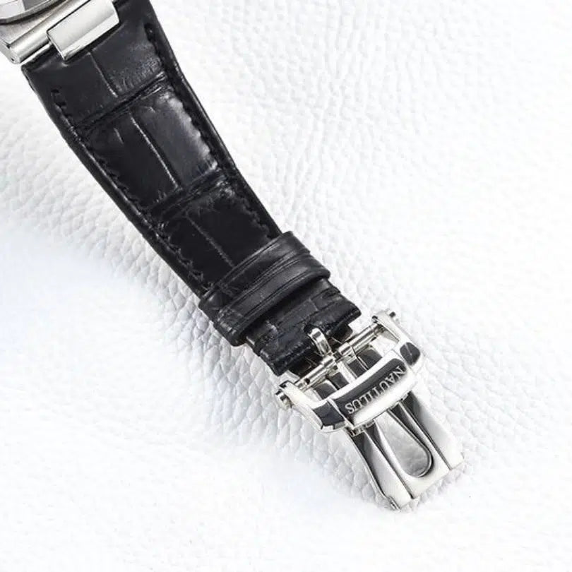 Nautilus Chronograph Black Leather PTP007