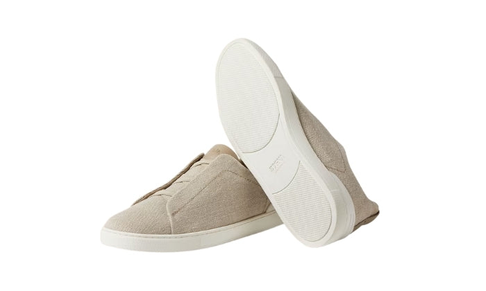 Low Top Sneaker Beige Chiaro