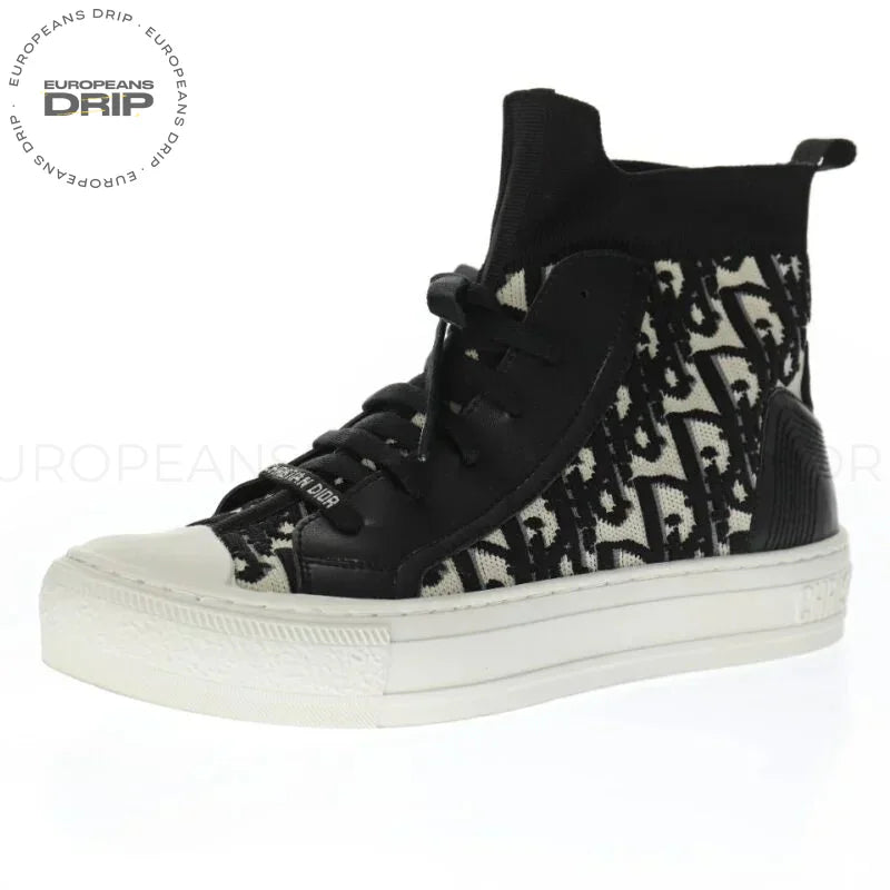 Boot Techincal Knit Oblique High-Top Black