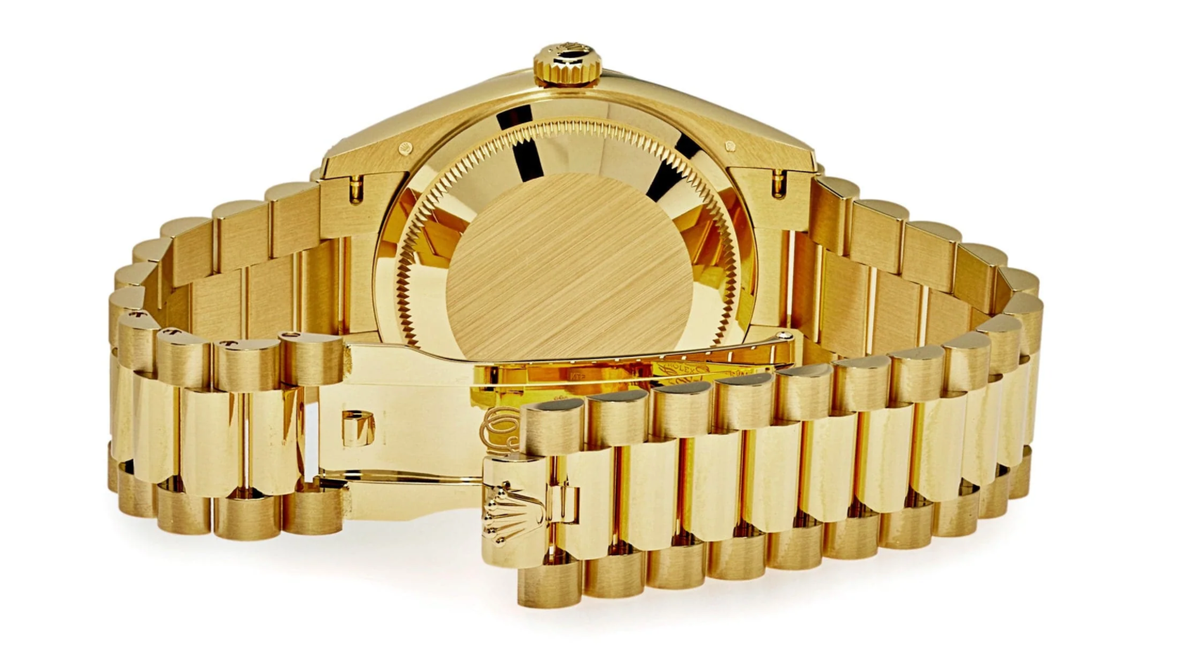 Day-date gold green malachite roman diamond dial 36mm