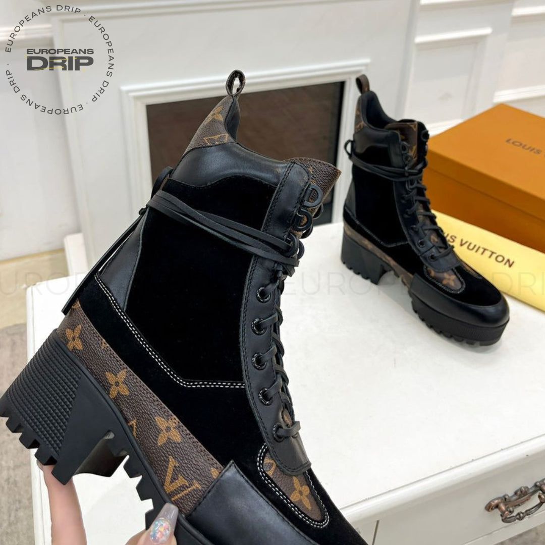 Canvas Monogram Black/Brown
