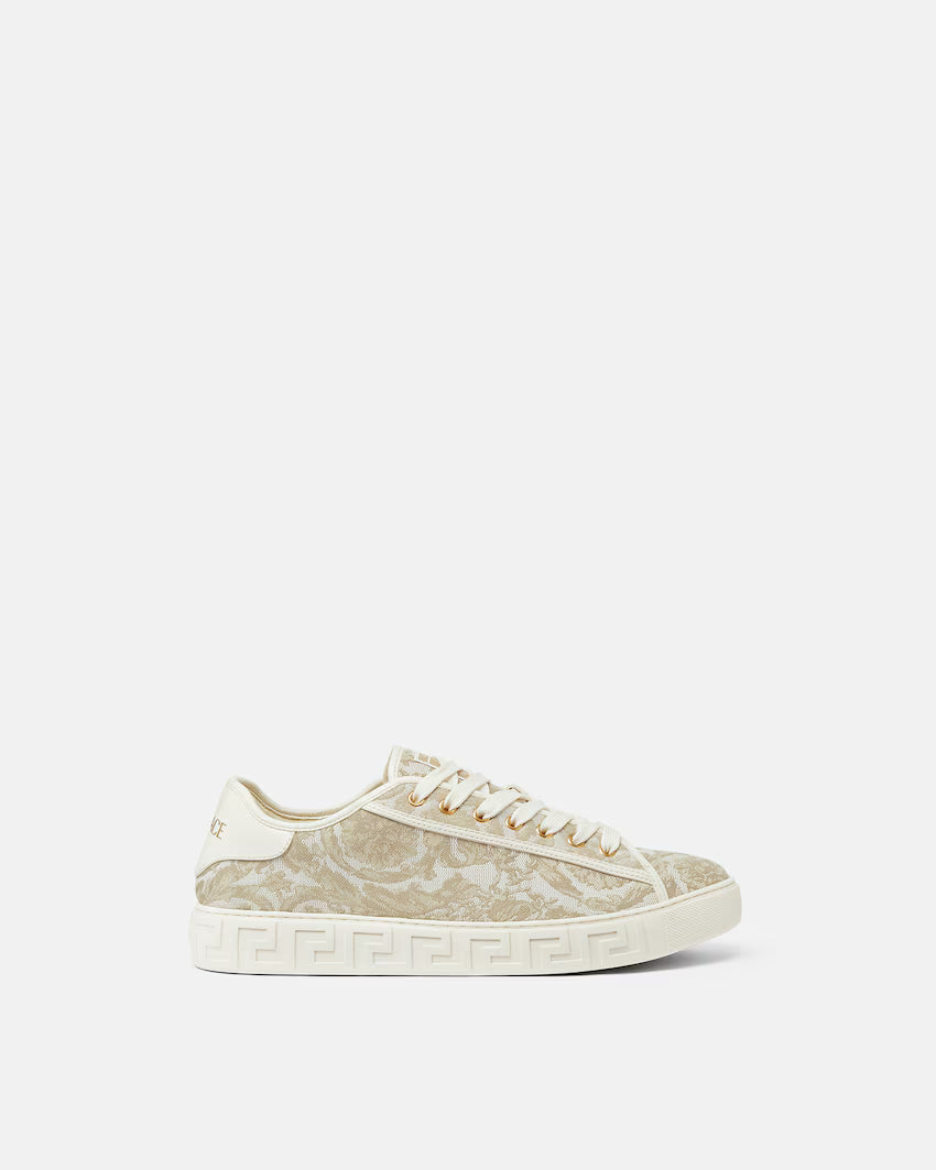 Greca Jacquard Canvas Beige