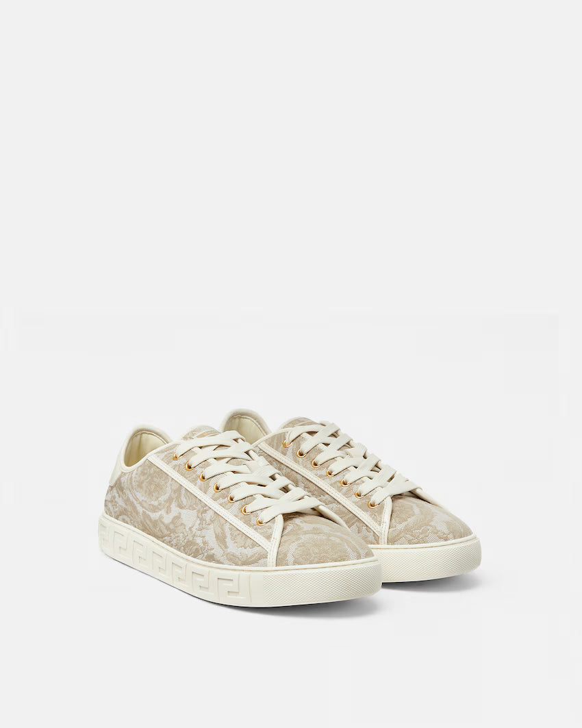 Greca Jacquard Canvas Beige
