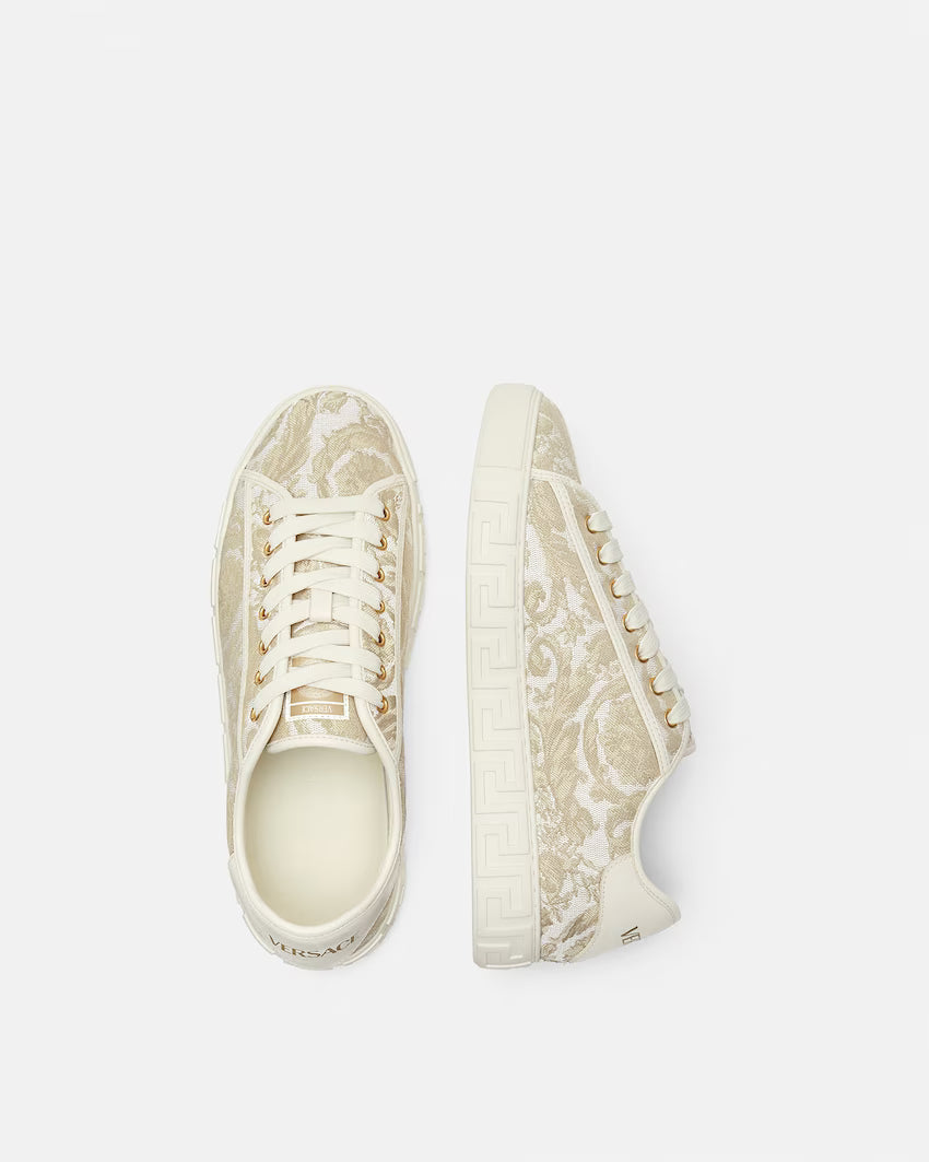 Greca Jacquard Canvas Beige