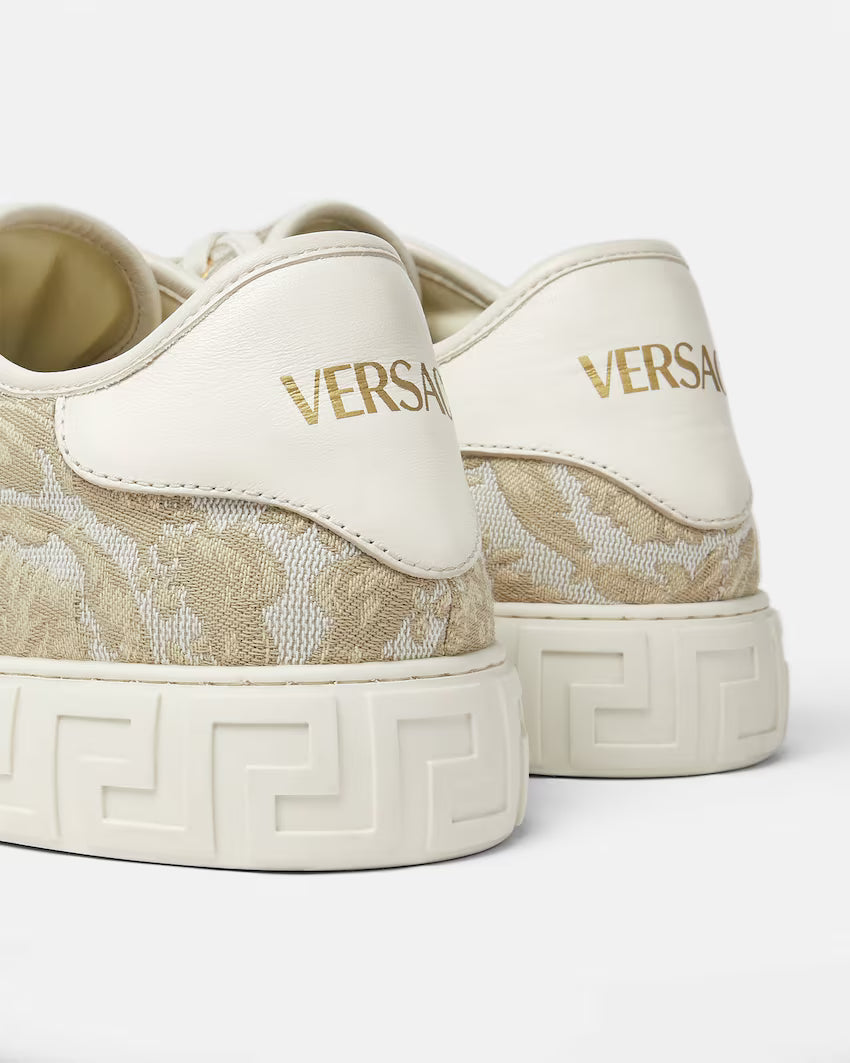 Greca Jacquard Canvas Beige