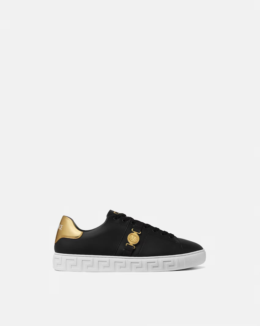 Greca Leather Black