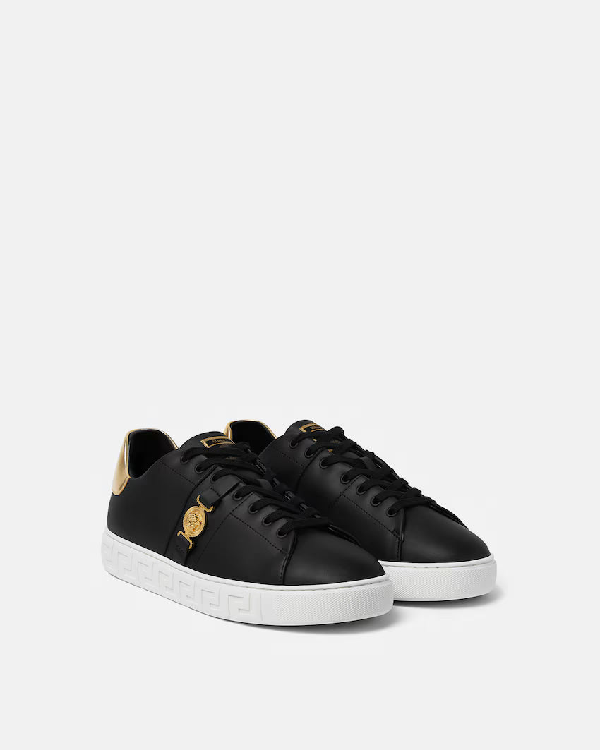 Greca Leather Black