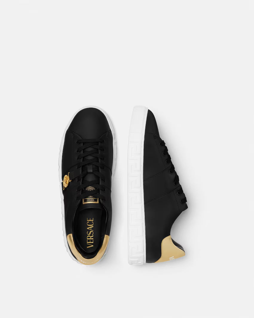 Greca Leather Black