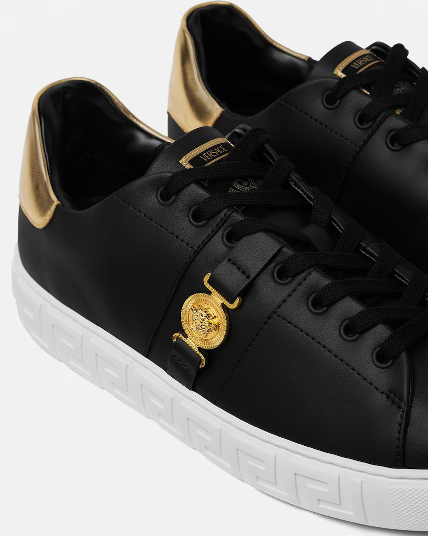 Greca Leather Black