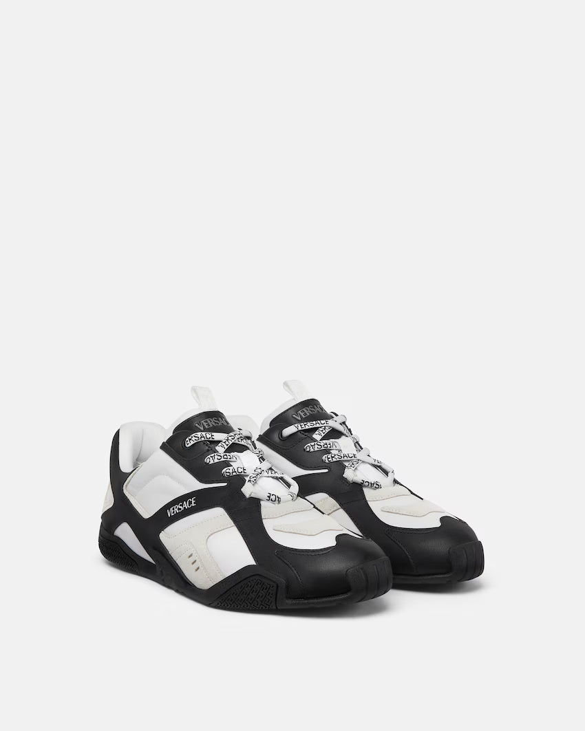 Galaxia Leather Black White