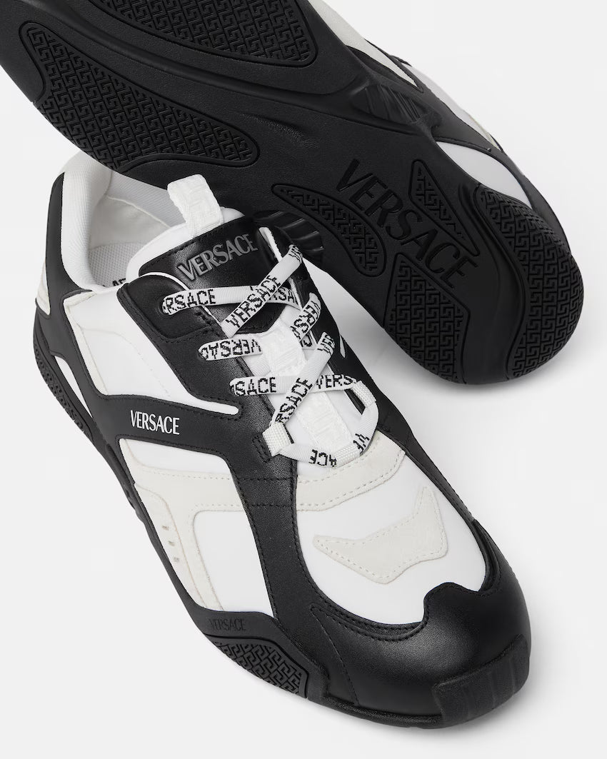 Galaxia Leather Black White