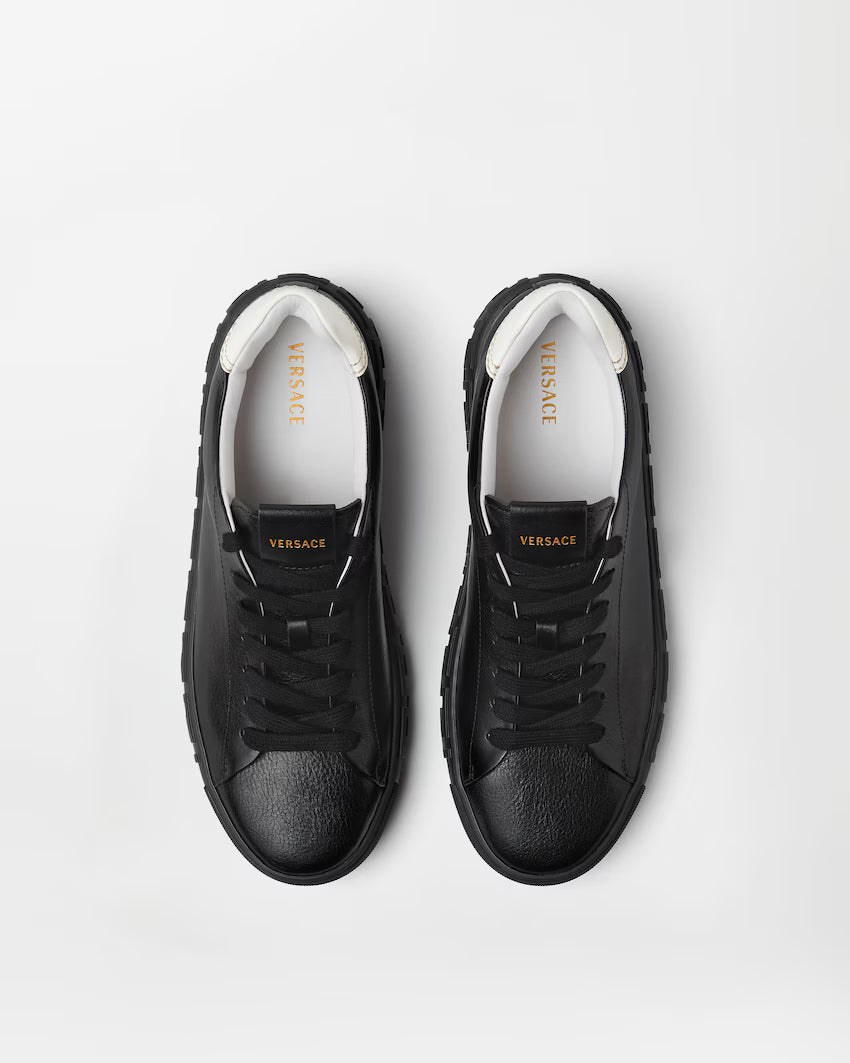 Greca Leather Black