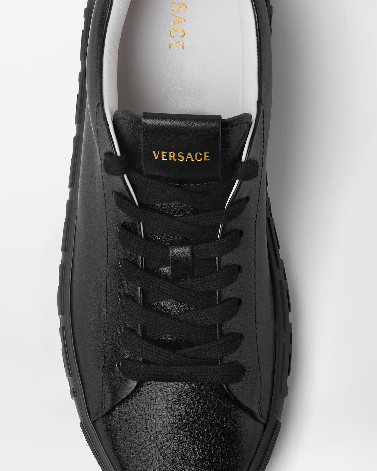 Greca Leather Black