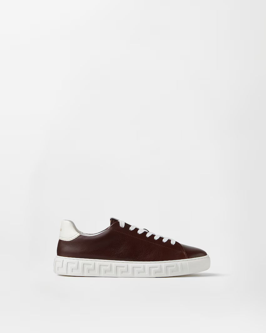 Greca Leather Brown