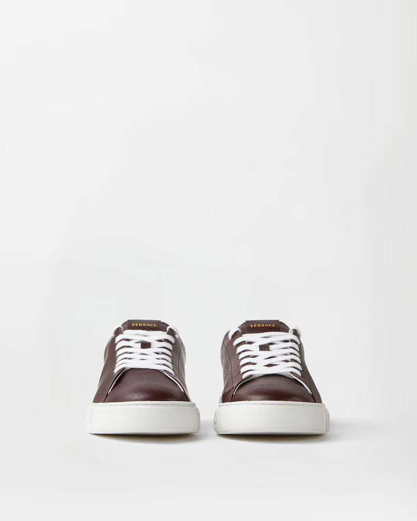 Greca Leather Brown
